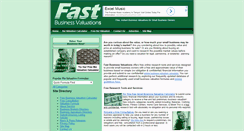 Desktop Screenshot of fastbusinessvaluations.com